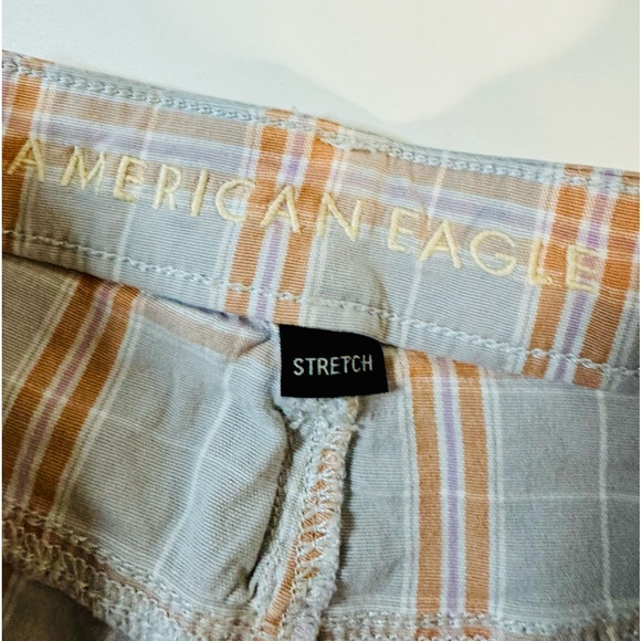 American Eagle Plaid High Waisted Mom Jean SZ 2 NEW! - Picture 10 of 16